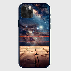 Чехол для iPhone 12 Pro Max Космический ринг, цвет: 3D-черный