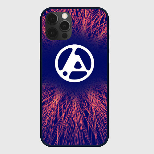 Чехол iPhone 12 Pro Max Linkin Park 2024 red energy / 3D-Черный – фото 1