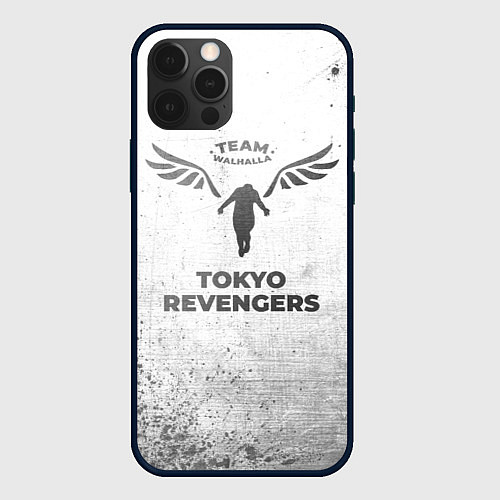 Чехол iPhone 12 Pro Max Tokyo Revengers - white gradient / 3D-Черный – фото 1