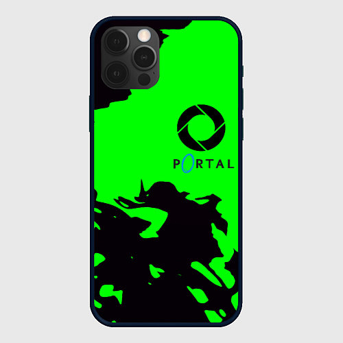 Чехол iPhone 12 Pro Max Portal черный дым / 3D-Черный – фото 1