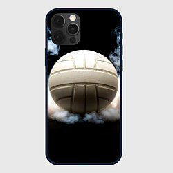 Чехол iPhone 12 Pro Max Волейбольный мяч в дыму