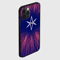 Чехол для iPhone 12 Pro Max Bring Me the Horizon red energy, цвет: 3D-черный — фото 2