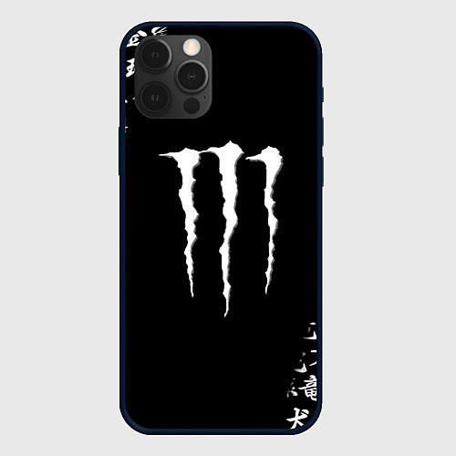 Чехол iPhone 12 Pro Max Monster energy japan symbol / 3D-Черный – фото 1