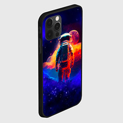 Чехол для iPhone 12 Pro Max Огненный путь космонавта, цвет: 3D-черный — фото 2