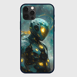Чехол для iPhone 12 Pro Max Космонавт в космическом костюме, цвет: 3D-черный