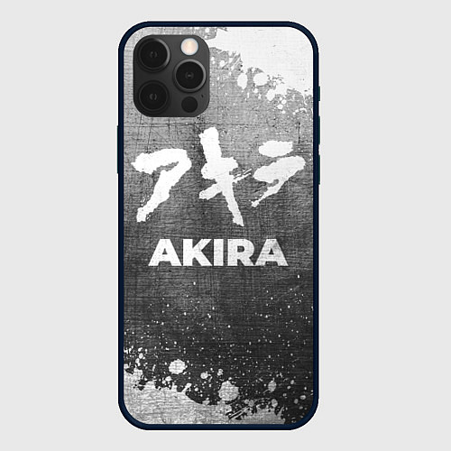 Чехол iPhone 12 Pro Max Akira - grey gradient / 3D-Черный – фото 1