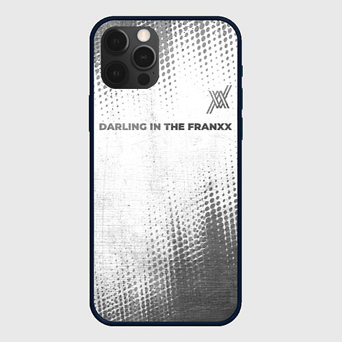 Чехол iPhone 12 Pro Max Darling in the FranXX - white gradient посередине / 3D-Черный – фото 1