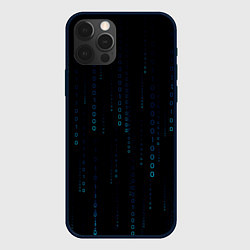 Чехол для iPhone 12 Pro Max Color black blue, цвет: 3D-черный