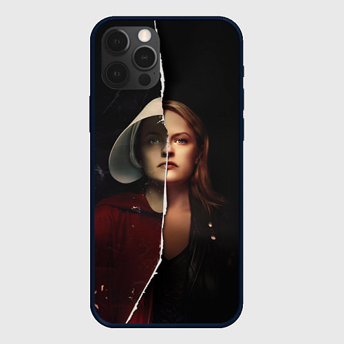 Чехол iPhone 12 Pro Max Джун Осборн - Рассказ служанки / 3D-Черный – фото 1