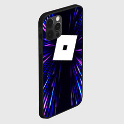Чехол для iPhone 12 Pro Max Roblox neon energy, цвет: 3D-черный — фото 2