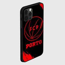 Чехол для iPhone 12 Pro Max Porto - red gradient, цвет: 3D-черный — фото 2