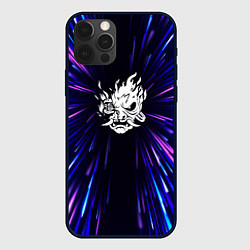 Чехол для iPhone 12 Pro Max Cyberpunk 2077 neon energy, цвет: 3D-черный