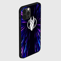 Чехол для iPhone 12 Pro Max Dead Space neon energy, цвет: 3D-черный — фото 2