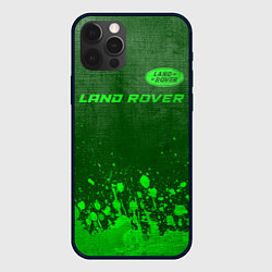 Чехол для iPhone 12 Pro Max Land Rover - green gradient посередине, цвет: 3D-черный