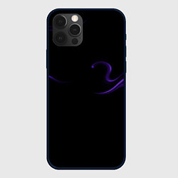 Чехол для iPhone 12 Pro Max The color purple is an abstraction, цвет: 3D-черный