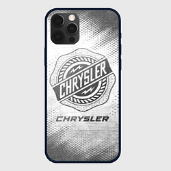 Чехол для iPhone 12 Pro Max Chrysler - white gradient, цвет: 3D-черный
