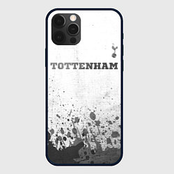 Чехол для iPhone 12 Pro Max Tottenham - white gradient посередине, цвет: 3D-черный