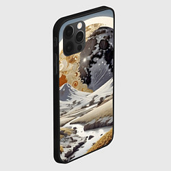 Чехол для iPhone 12 Pro Max Река и планеты, цвет: 3D-черный — фото 2