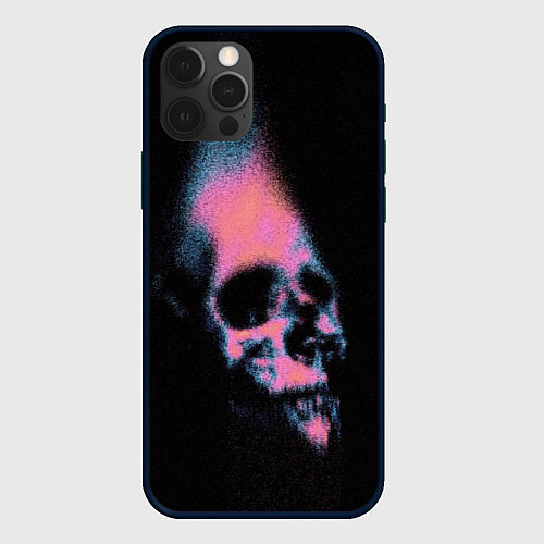 Чехол iPhone 12 Pro Max Череп аэрозоль / 3D-Черный – фото 1
