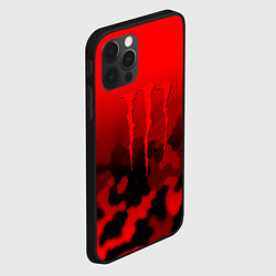 Чехол для iPhone 12 Pro Max Monster energy camored, цвет: 3D-черный — фото 2