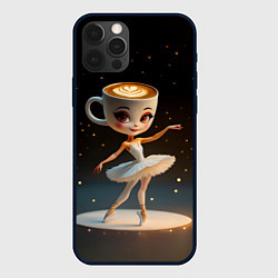 Чехол для iPhone 12 Pro Max Балерина Капучино, мем, Ballerina Cappuccina, цвет: 3D-черный