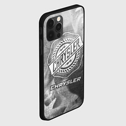 Чехол для iPhone 12 Pro Max Chrysler - grey gradient, цвет: 3D-черный — фото 2