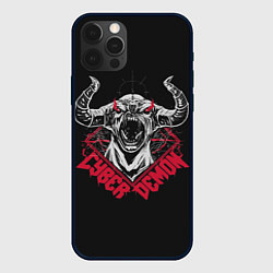 Чехол iPhone 12 Pro Max Cyber demon doom