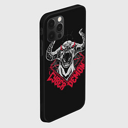 Чехол для iPhone 12 Pro Max Cyber demon doom, цвет: 3D-черный — фото 2