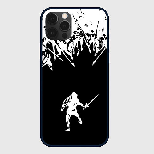 Чехол iPhone 12 Pro Max И один в поле воин / 3D-Черный – фото 1