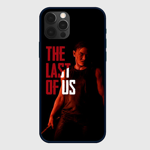 Чехол iPhone 12 Pro Max Abby - Last of us / 3D-Черный – фото 1