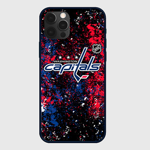 Чехол iPhone 12 Pro Max Washington Capitals NHL black / 3D-Черный – фото 1