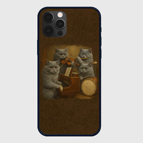 Чехол iPhone 12 Pro Max Когда твоя Наташа певица / 3D-Черный – фото 1