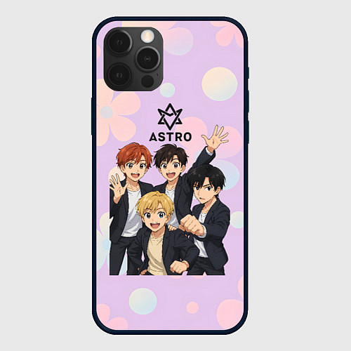 Чехол iPhone 12 Pro Max Astro anime / 3D-Черный – фото 1