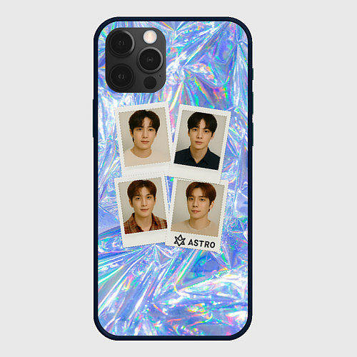 Чехол iPhone 12 Pro Max Astro четыре фото / 3D-Черный – фото 1