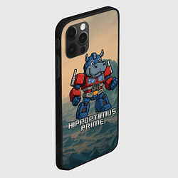 Чехол для iPhone 12 Pro Max Гиппоптимус Прайм - бегемот трансформер, цвет: 3D-черный — фото 2
