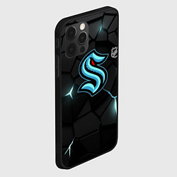 Чехол для iPhone 12 Pro Max Сиэтл Кракен - НХЛ хоккей, цвет: 3D-черный — фото 2