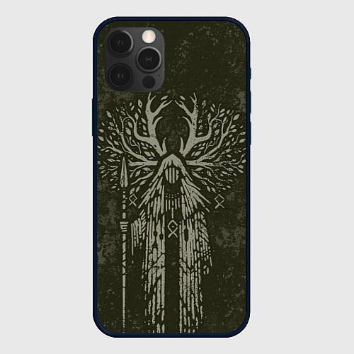 Чехол iPhone 12 Pro Max Хранитель леса / 3D-Черный – фото 1