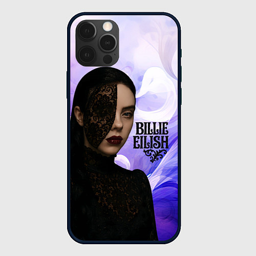 Чехол iPhone 12 Pro Max Готический стиль Билли Айлиш / 3D-Черный – фото 1