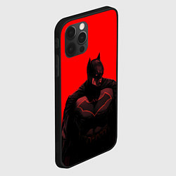 Чехол для iPhone 12 Pro Max Пугающий Бэтмен, цвет: 3D-черный — фото 2