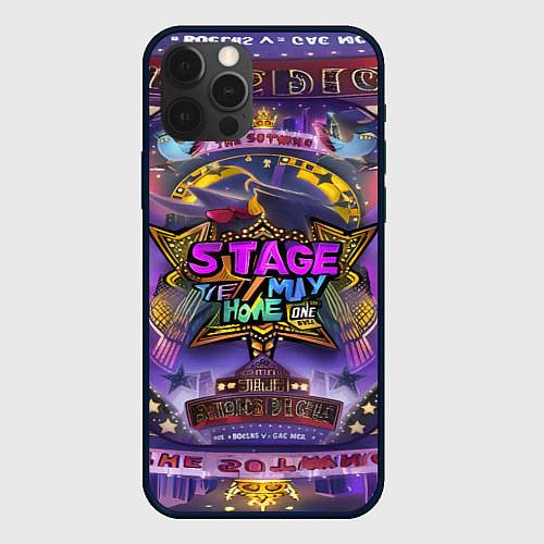 Чехол iPhone 12 Pro Max Stage / 3D-Черный – фото 1
