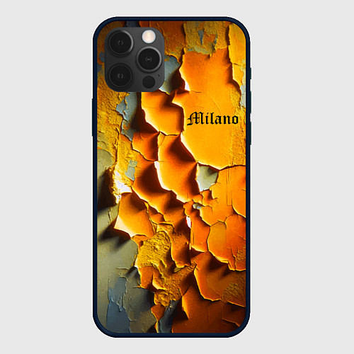 Чехол iPhone 12 Pro Max Peeling plaster - Milano / 3D-Черный – фото 1