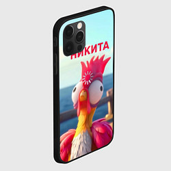 Чехол для iPhone 12 Pro Max Никита - загрузка - смешной петух, цвет: 3D-черный — фото 2