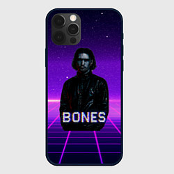 Чехол iPhone 12 Pro Max Bones retrowave