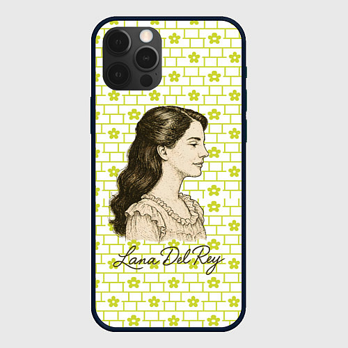 Чехол iPhone 12 Pro Max Lana Del Rey в ретро стиле / 3D-Черный – фото 1