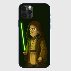 Чехол iPhone 12 Pro Max Рик - магистр-джедай
