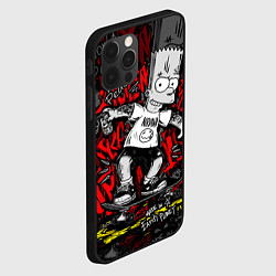 Чехол для iPhone 12 Pro Max Татуированный барт, цвет: 3D-черный — фото 2