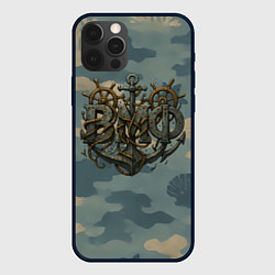 Чехол iPhone 12 Pro Max ВМФ и большой якорь