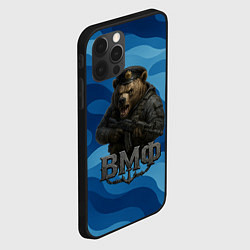 Чехол для iPhone 12 Pro Max ВМФ медведь, цвет: 3D-черный — фото 2