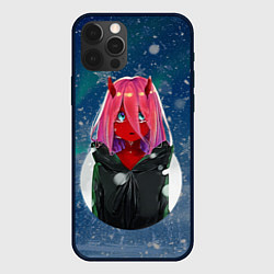 Чехол для iPhone 12 Pro Max Anime XX Zero Two Kid, цвет: 3D-черный