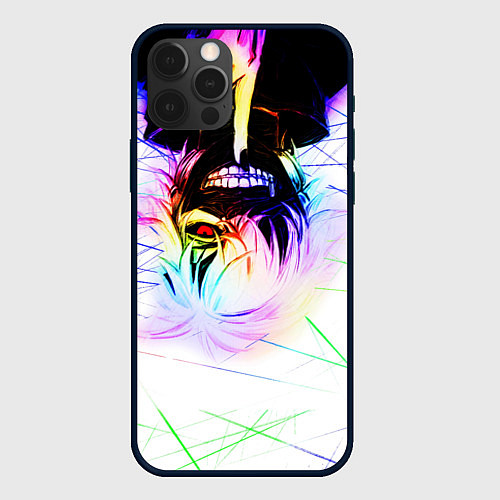 Чехол iPhone 12 Pro Max Аниме Токийский Гуль Канеки Кен / 3D-Черный – фото 1